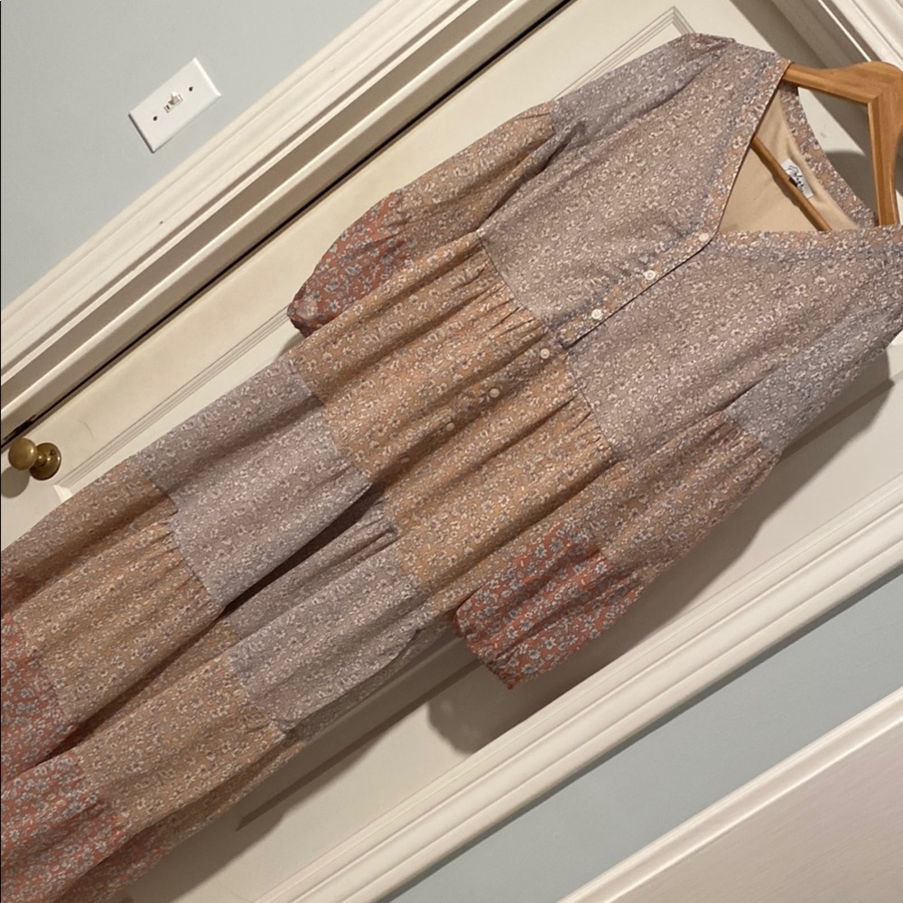 Polagram Floral Tiered Maxi Dress